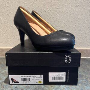 Naturalizer Michelle Pumps - Black Leather - 7.5W